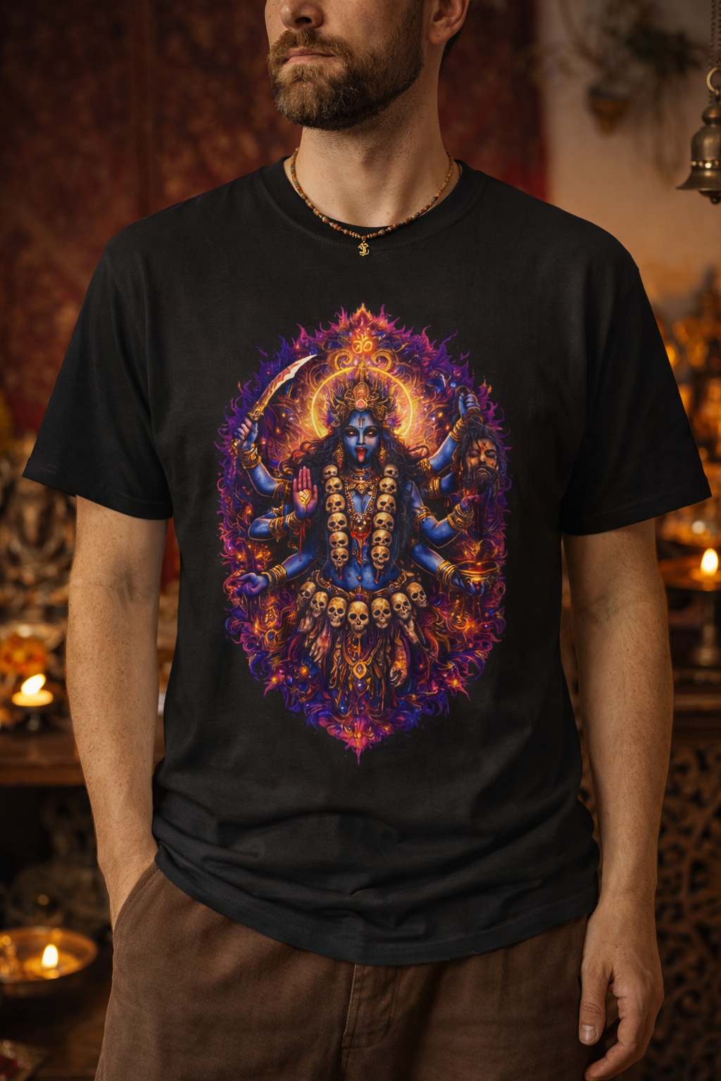 Camiseta Kali Mística | Mystic Boho Goddess Tee