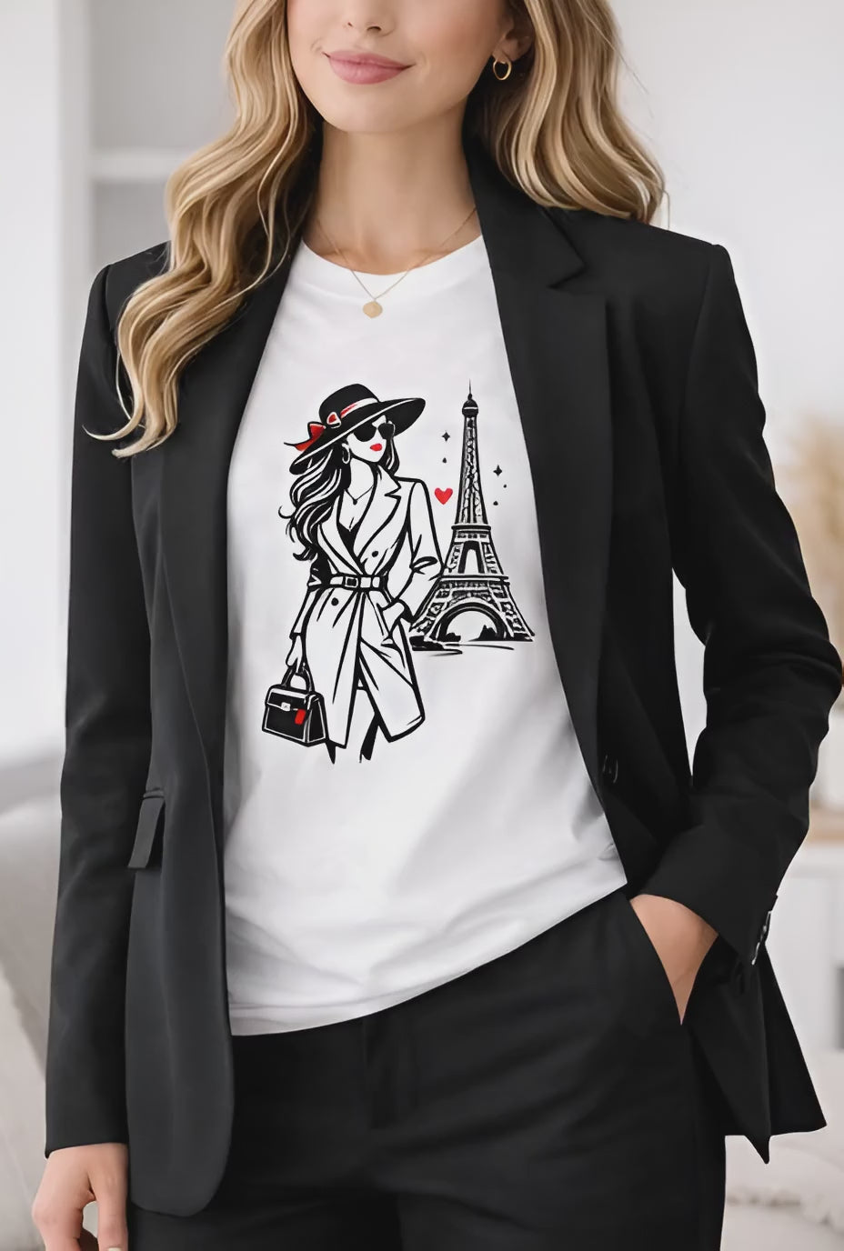 Camiseta Paris Boho Chic | Eiffel Mystic Tee